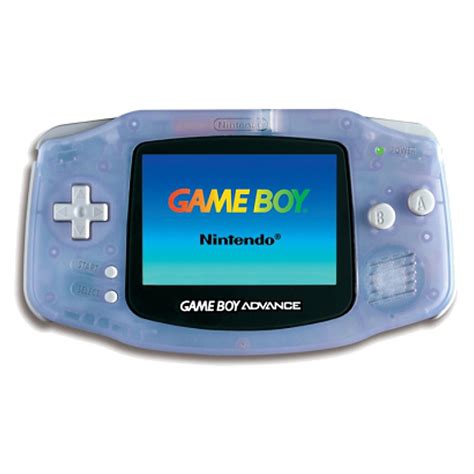 Nintendo Game Boy Advance Gba Glacier Clear Blue Triplem Gadgets
