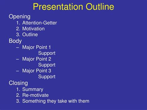 Ppt Presentation Outline Powerpoint Presentation Free Download Id