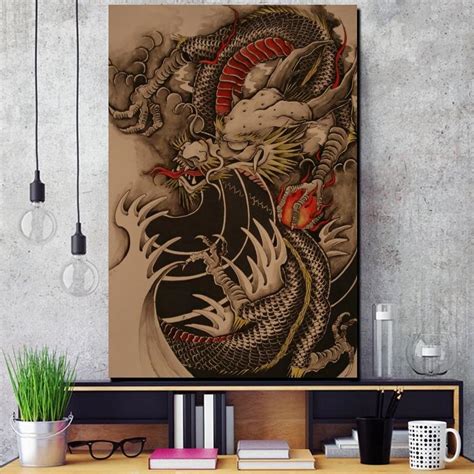 Chinese Dragon Wall Art Autumn Dragon