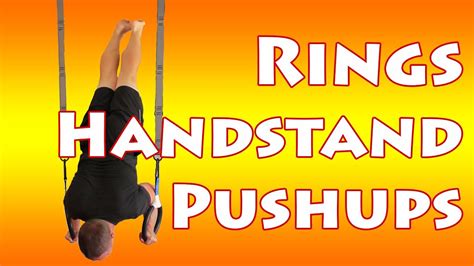 Handstand Pushups On Rings Youtube