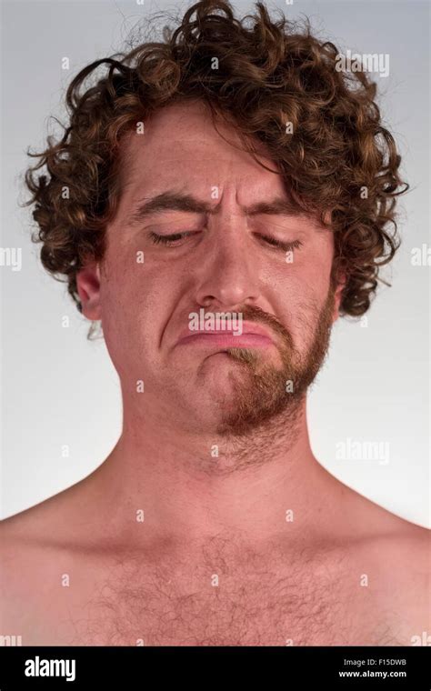 Bearded Man Crying Hi Res Stock Photography And Images Alamy