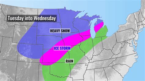 A New Winter Storm With Dangerous Ice Storm Heads For The Midwest