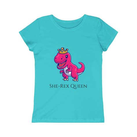 She Rex Queen Girls Dinosaur Shirt