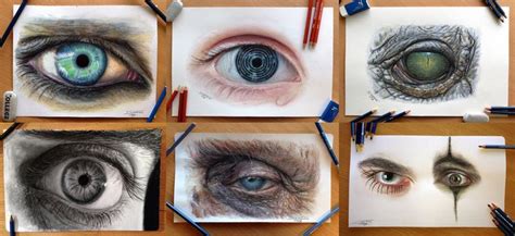 Eye Color Pencil Drawing Study By Atomiccircus On Deviantart Color