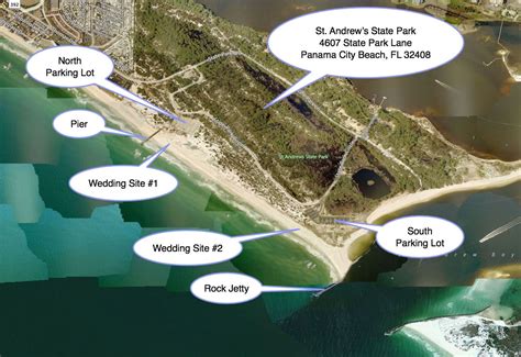 St Andrews State Park Campground Map