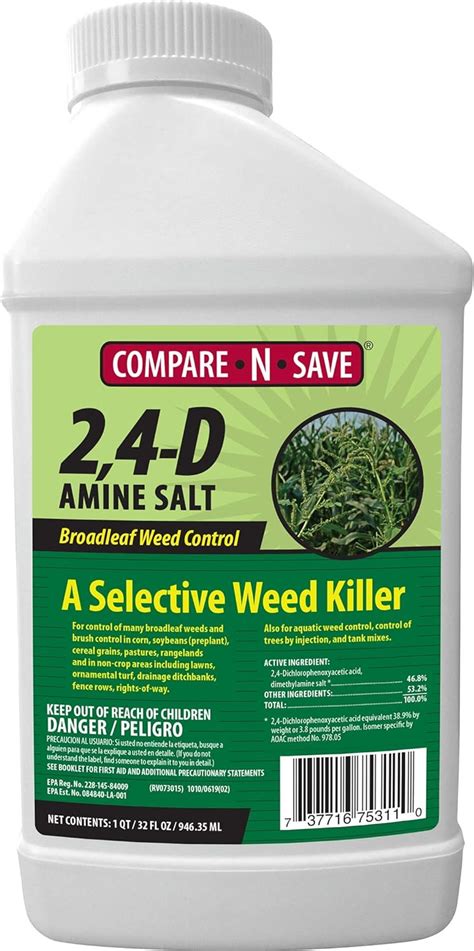 Compare N Save D Amine Broadleaf Weed Killer Ounce Amazon Co Uk Garden