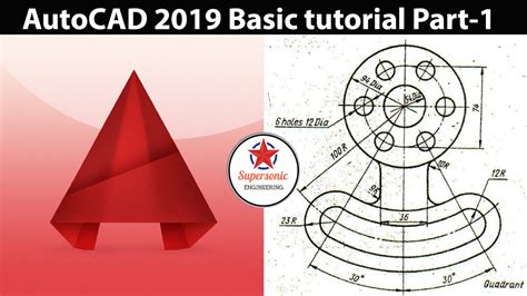 Autocad Basic Tutorial For Beginners Part 1 Of 10 Youtube