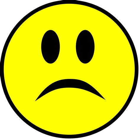 Sad Face Sad Smiley Clipart Free Images Images And Photos Finder