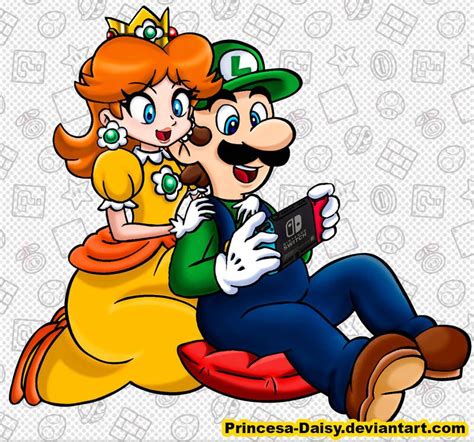Luigi And Daisy Switch And Play By Princesa Daisy Mario Games Mario