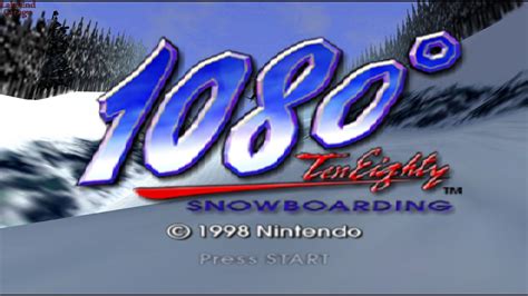 Nintendo 64 1080 Snowboarding Gameplay 4k 2160p Youtube