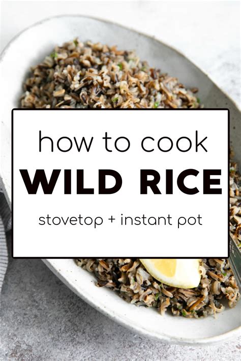 How To Cook Wild Rice The Forked Spoon