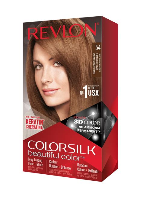 Revlon Colorsilk Beautiful Color Permanent Hair Color With 3d Gel Technology Keratin 100 Gray