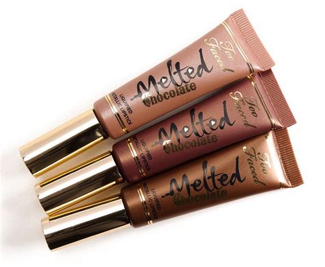 Sneak Peek Too Faced Melted Chocolate Lipsticks Photos And Swatches