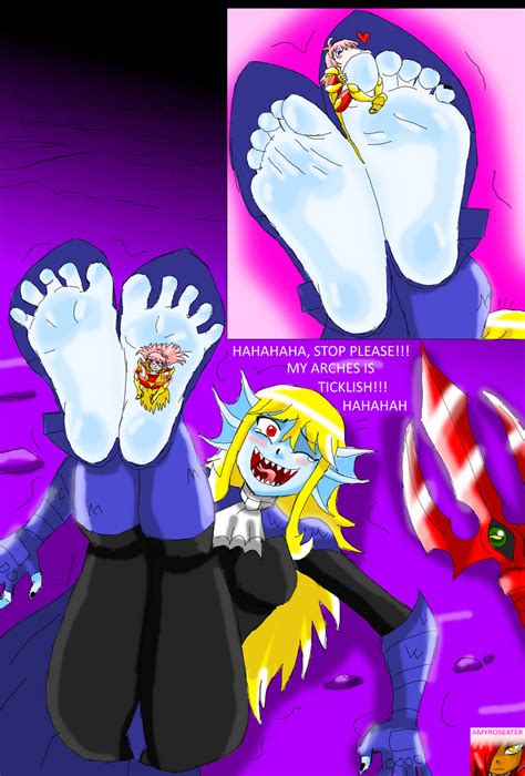 Erusa Tickling Leviathan Girl Delicious Blue Soles By