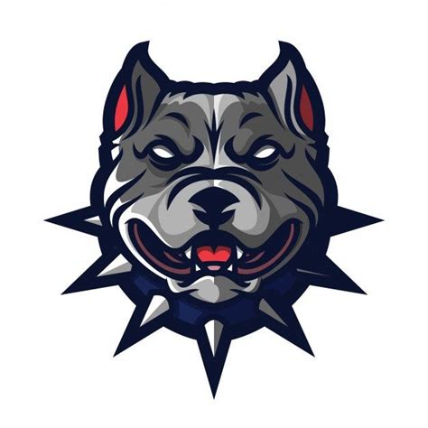Premium Vector Pitbull Logo Template Logotipo Do Cão Modelos De