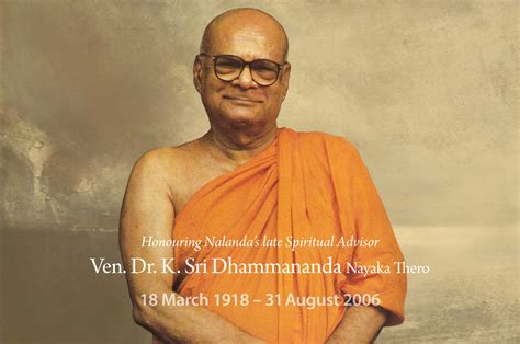 K Sri Dhammananda Memorial Day Nalanda Buddhist Society