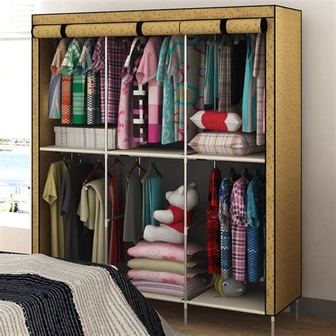 The best design has the automated wardrobelift ® mounted up high with a stationary clothes rail mounted below. Cabinet goods widened tuba family wardrobe simple dust ...