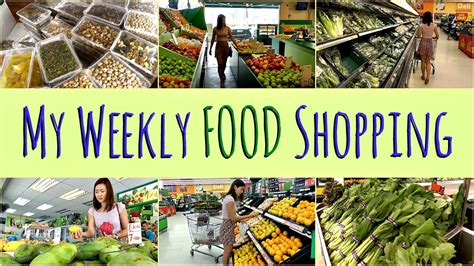 My Weekly Food Shopping Healthy Grocery Guide Youtube