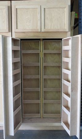 I'm looking for advice about buying unfinished kitchen cabinets, and having them painted exactly the way i want. 7' Multi Storage Kitchen Pantry | Unfinished Oak | 7' x 36 ...