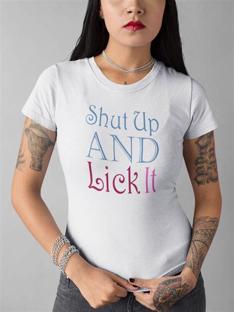 Shut Up And Lick It Ddlg Shirt Ddlg T Bdsm Shirt Bdsm Etsy Australia