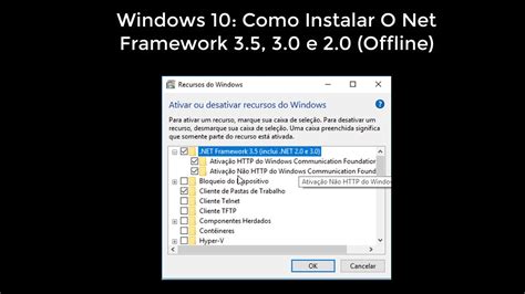 Prenez contact avec notre partner desk au 02 717 09 66. Windows 10: Como Instalar o Net Framework 3.5, 3.0, 2.0 (Offline) - YouTube