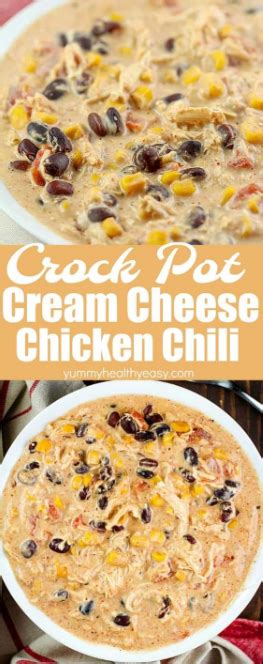 Skinnytaste > crock pot recipes > crock pot chicken taco chili recipe. EASY CROCK POT CREAM CHEESE CHICKEN CHILI - Shelia Recipes