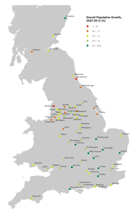 Population Growth And Migration In Uk Cities Centre For Cities