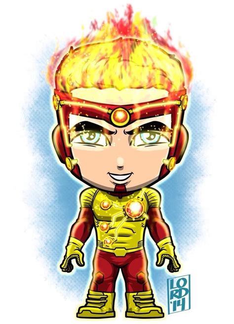 Just about every firestorm is represented in this drawing!! Firestorm by Lord Mesa | Chibi marvel, Chibi characters, Chibi