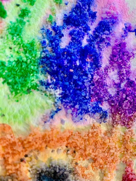 Watercolor And Salt Rainbow Salt — Pop Up Art School