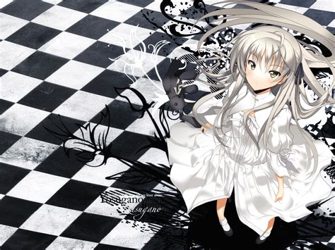 Fond d'écran pc manga noir et blanc. Fond d'ecran Yosuganosora - Wallpaper