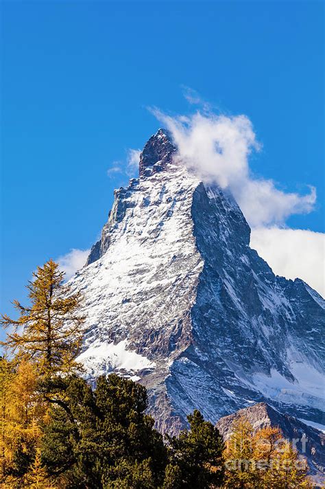 The Matterhorn mountain Photograph by Werner Dieterich