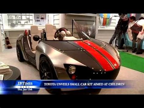 Toyota Unveils Small Car Kit Aimed At Children - YouTube