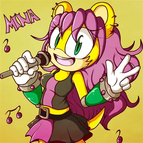 Mina The Mongoose Hedgehog Art Sonic Art Sonic Fan Art