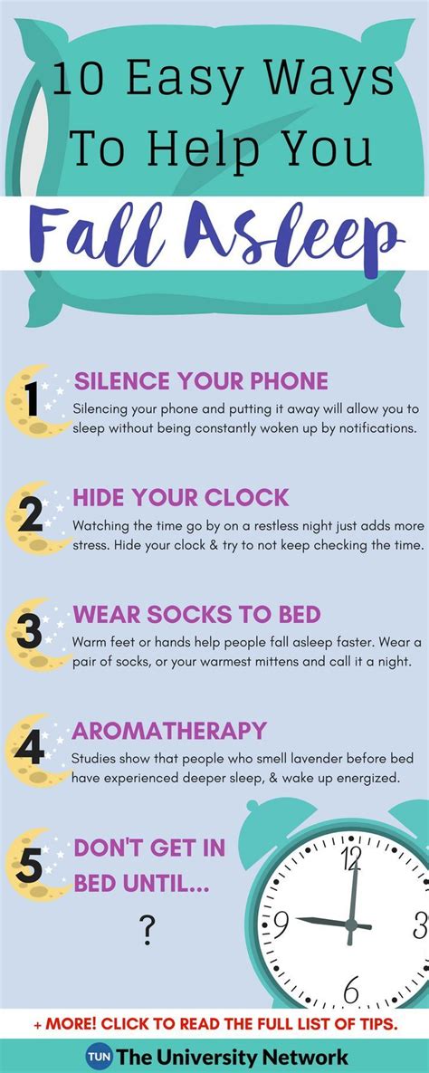 10 Ways To Help You Fall Asleep Sleep Better Tips How To Fall Asleep