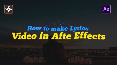 Stylish 3d texts and logos. How to Make Lyrics Video in After Effects : After Effects ...