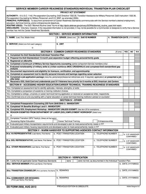 Dd 2958 2013 2022 Fill And Sign Printable Template Online Us Legal