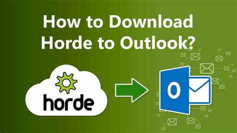 Horde Webmail To Outlook Converter Export From Horde To Pst File