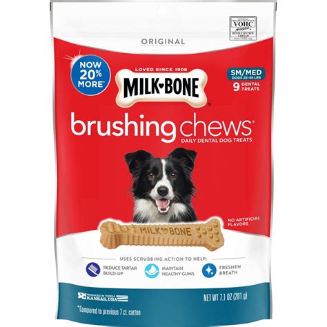 Frоm training tо juѕt because, wеllnеѕѕ. Milk-Bone Original Daily Dental Brushing Chews for Small & Medium Dogs | PetFlow
