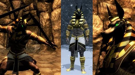 Skyrim Mod Of The Day Episode 188 Anubis Armor Set Male Female