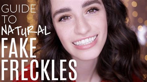 The Best Way To Apply Fake Freckles Tutorial Youtube