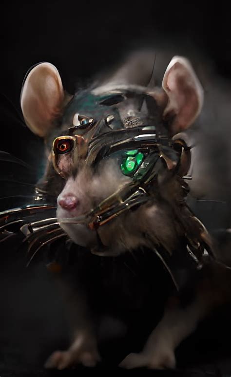 Cyber Rat 3 Cyber Ai Animals Opensea