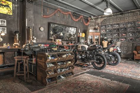 Motorbikes On The Living Room Or Like Living Room On The Garage Cool
