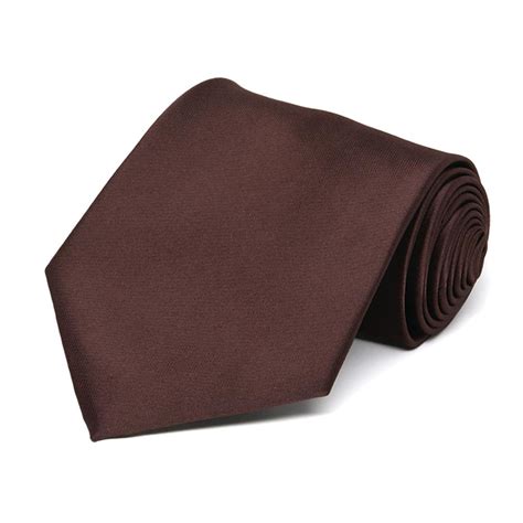 Brown Solid Color Neckties Shop At Tiemart Tiemart Inc