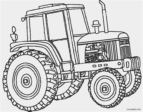 Gambar Printable John Deere Coloring Pages Kids Cool2bkids Tractor