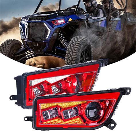 Polaris Rzr 1000 Xp Led Projection Headlights With Drl Turning Signal Lights For Rzr Xp 1000