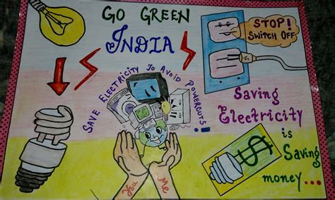 Save Electricity Drawing Poster Pin By Manu On Fofuxos Girl And Boy