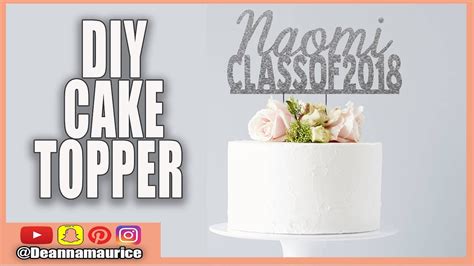 Diy Cake Topper Cricut And Photoshop Tutorial Youtube