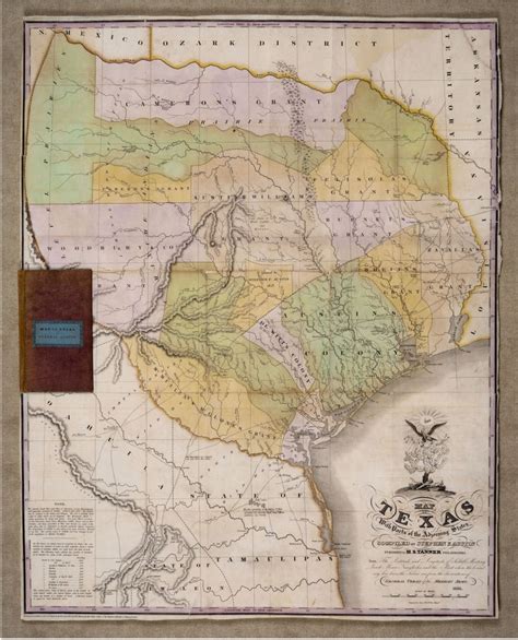 Filestephen F Austins Cornerstone Map Of Texas 1836 Stephen F