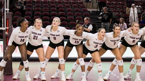 Volleyball Highlights Aandm 3 Texas State 1 Youtube