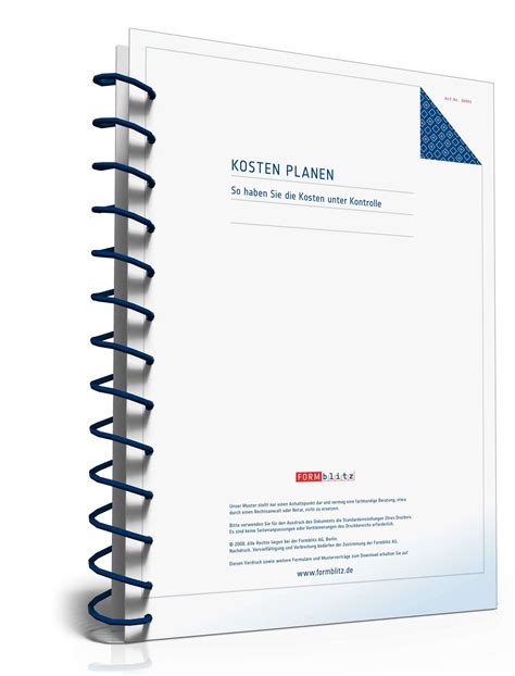 Hier finden sie geprüfte vorlagen für bauverträge nach schweizerischem recht zum praktischen download. Kostenplan | Muster zum Download